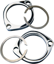 Drag Specialties Exhaust Flange Kit Chrome Steel