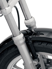 Drag Specialties Fork Boot Covers Chrome Aluminium Pair