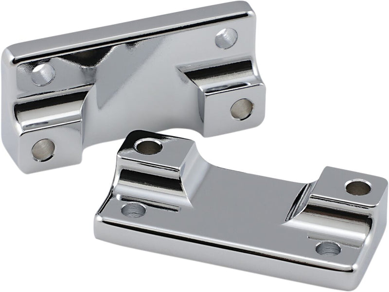 Drag Specialties Fender-To-Fork Adapter Chrome Front Steel Pair
