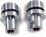 Drag Specialties Chrome Fork Tube Plugs and Caps Pair