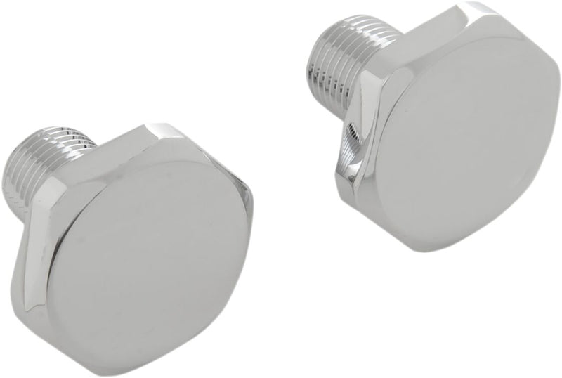 Drag Specialties Chrome Fork Tube Plugs and Caps Pair - 71584