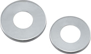Drag Specialties Fork Stem Dust Covers Chrome Pair