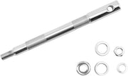 Drag Specialties Front Axle Kit Chrome Silver Carbon Steel