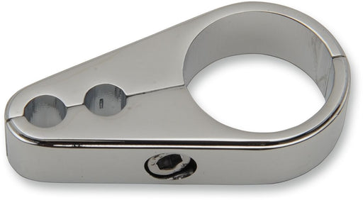 Drag Specialties Die-Cast Cable Clamp Chrome Silver Dual Cable Idle Throttle Aluminium Throttle Cable
