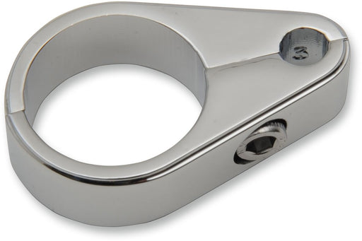 Drag Specialties Die-Cast Cable Clamp Chrome Silver Single Cable Idle Throttle Aluminium Throttle Cable