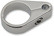 Drag Specialties Die-Cast Cable Clamp Chrome Silver Single Cable Idle Throttle Aluminium Throttle Cable - 11-0051-SC1