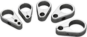 Drag Specialties Die-Cast Cable Clamp Chrome Silver Single Cable Idle Throttle Aluminium Throttle Cable - 11-0051-SC1