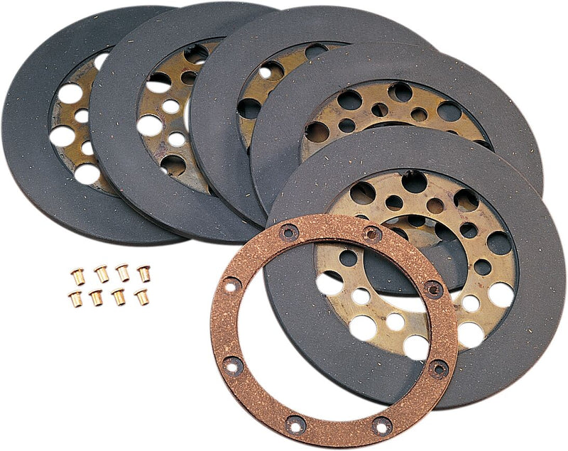Drag Specialties Wet or Dry Friction Plate Set Clutch Kit