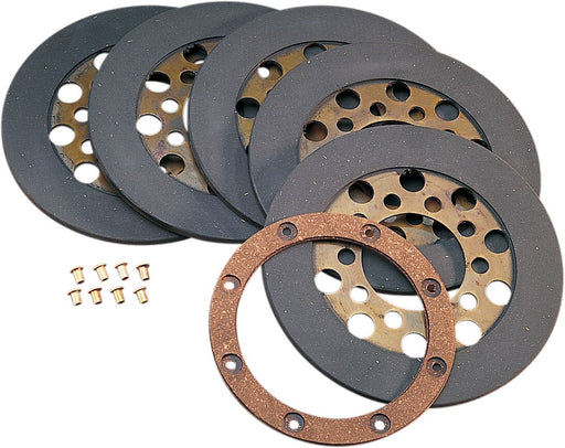 Drag Specialties Wet or Dry Friction Plate Set Clutch Kit