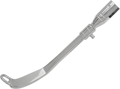 Drag Specialties Kickstand Chrome Silver Standard Steel
