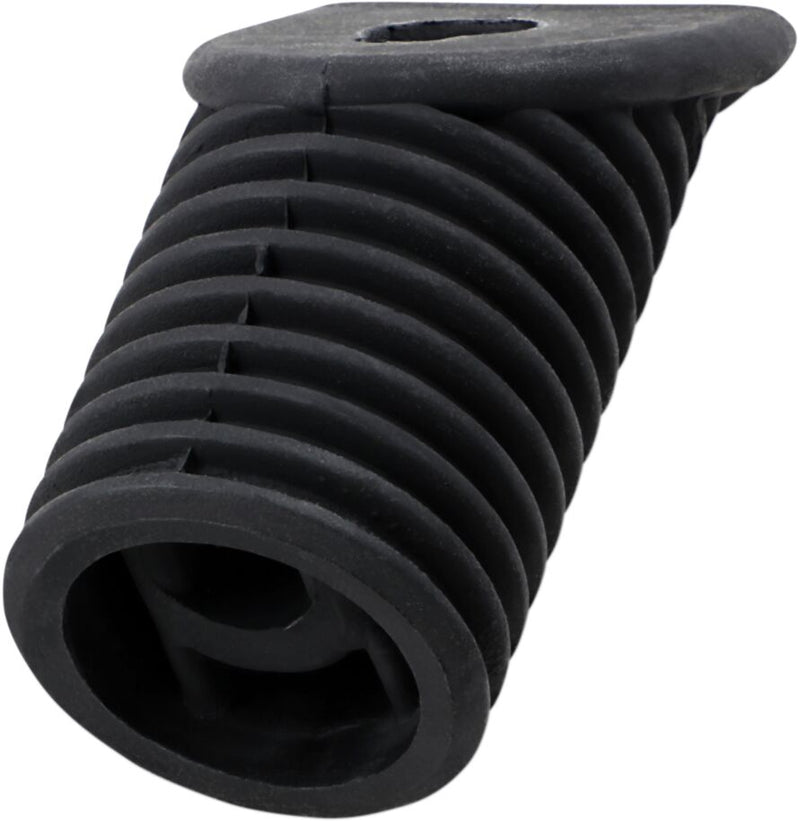 Drag Specialties Rubber Replacement Driver Foot Pegs and Shifter Peg Cover Black Ribbed Cruise Peg