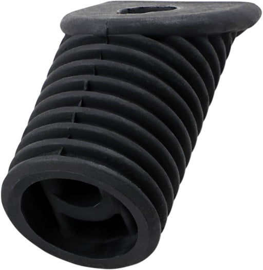 Drag Specialties Rubber Replacement Driver Foot Pegs and Shifter Peg Cover Black Ribbed Cruise Peg