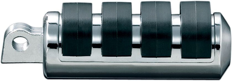 Kuryakyn ISO® Pegs Black Chrome Large Front Left Folding Neoprene Steel Pair