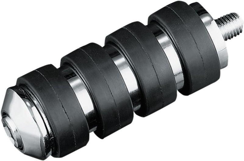 Kuryakyn ISO® Shift Peg Black Chrome Longhorn Rubber Steel
