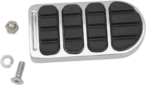 Kuryakyn ISO® Brake Pedal Pad Longhorn ISO® Black Chrome Rubber