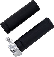 Drag Specialties Throttle Assembly Black Chrome Single Cable Aluminium Plastic Kit Throttle Cable