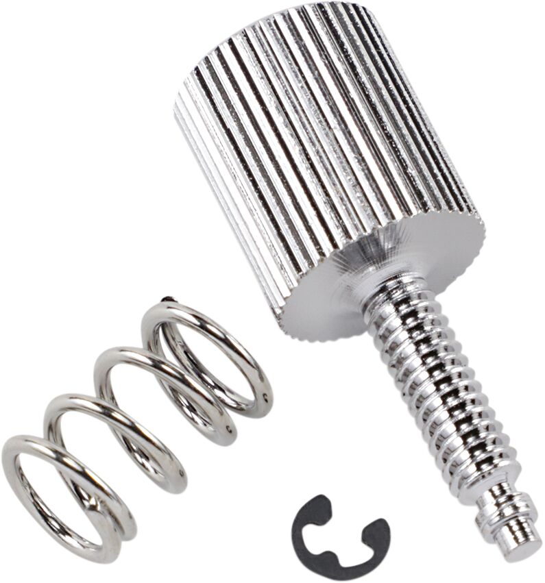 Drag Specialties Throttle Control Adjusting Screw Tensioner Chrome Silver Twist Throttle Aluminium
