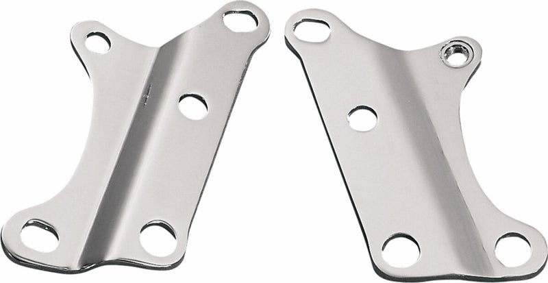 Drag Specialties Xl Front Engine Mount Plates Chrome Steel Pair - 28-0013-SC4