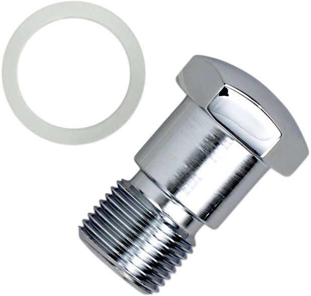 Colony Tachometer Drive Block-Off Plug Chrome