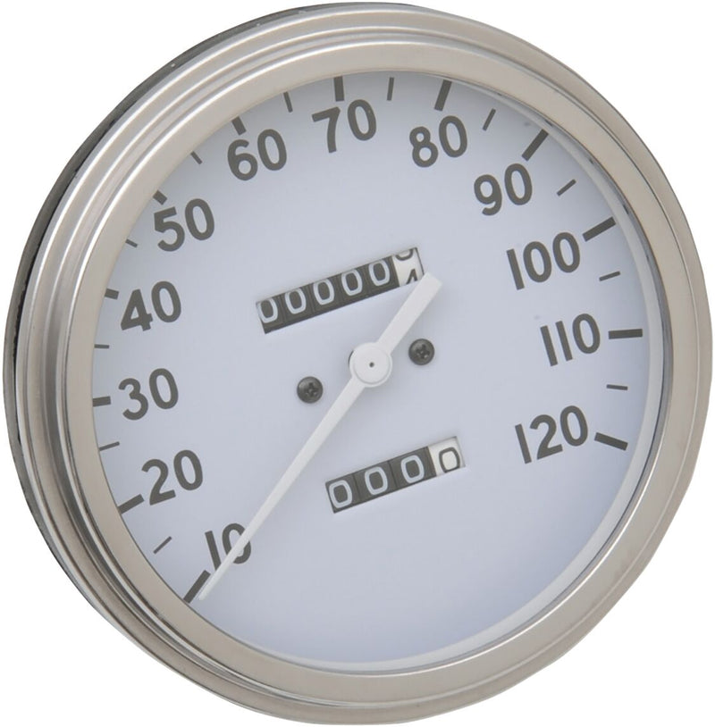 Drag Specialties 2:1 Speedometer 36-40 Face for 1948-1964,1981-1984 Harley-Davidson Touring Motorcycles - 72758M