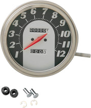 Drag Specialties 1:1 Speedometer 62-67 Face for 1971-1972,1980-1983 Harley-Davidson FXR and 1962-1980 Harley-Davidson Touring Motorcycles - 70846M