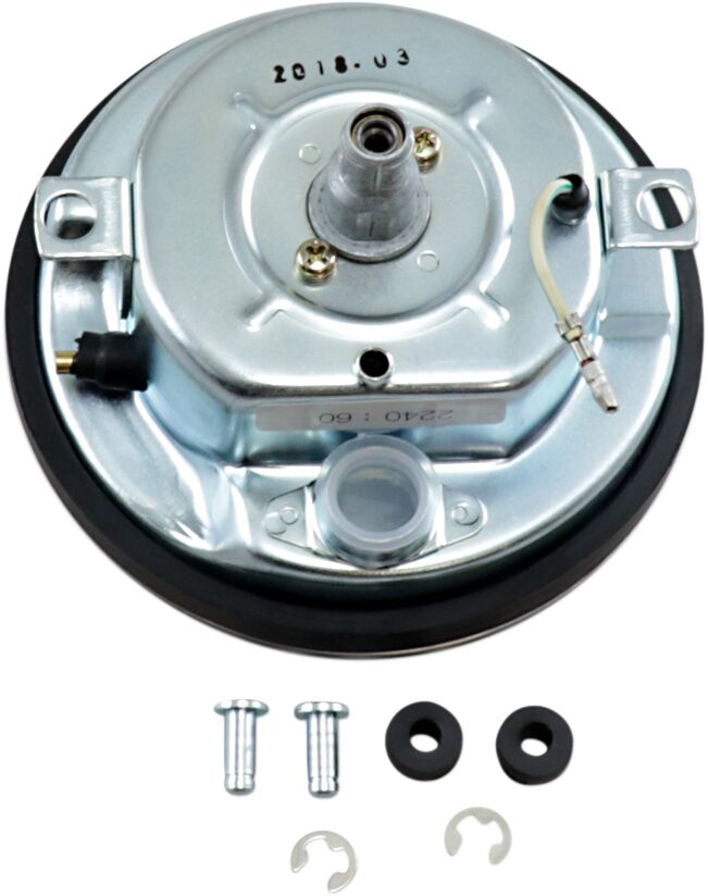 Drag Specialties 5" FL-Style 2240:60 Speedometer with Reed Switch Gauge '68-'84 Style Mechanical Speedometer Each