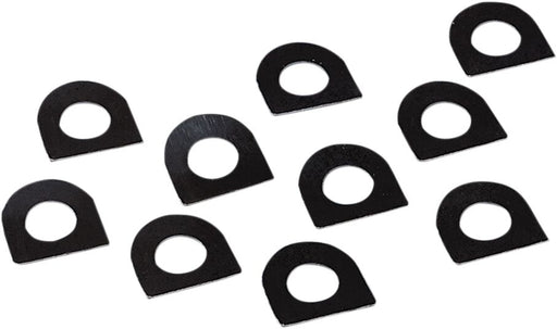 Drag Specialties Foot Peg Spring Washers Black Front Rear Steel 10 Pack