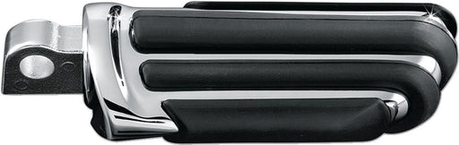 Kuryakyn Pilot Pegs Pilot™ Black Chrome Front Left Folding Rubber Pair