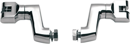 Kuryakyn Offset Peg Mounts Chrome Front Left Pair