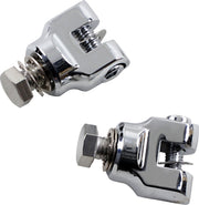 Kuryakyn Magnum Peg Mounts Magnum™ Chrome Short Front Left Pair