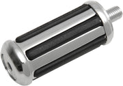Drag Specialties "Rail" Foot and Shifter Pegs Shift Peg Black Chrome Silver Aluminium Carbon-Steel