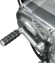 Drag Specialties Soft-Ride Shifter Peg Shift Peg Black Chrome Extended Billet Aluminium Rubber