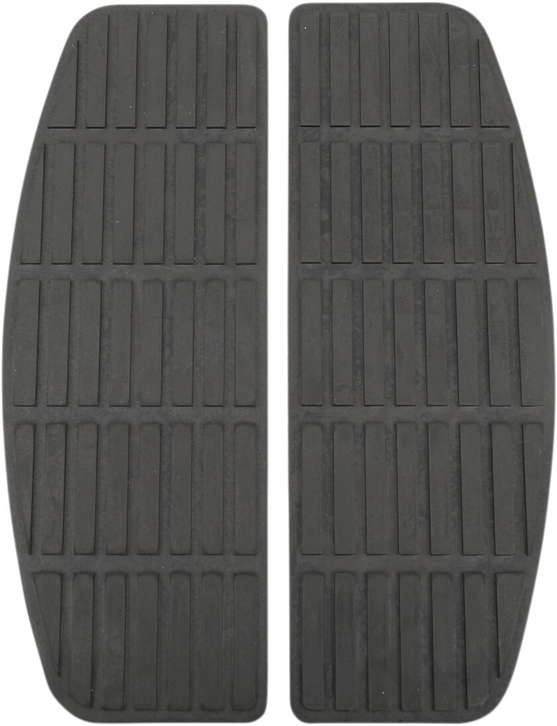 Drag Specialties Damper Floorboard Replacement Rubber Black Insert Pair