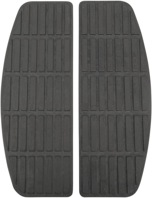 Drag Specialties Damper Floorboard Replacement Rubber Black Insert Pair