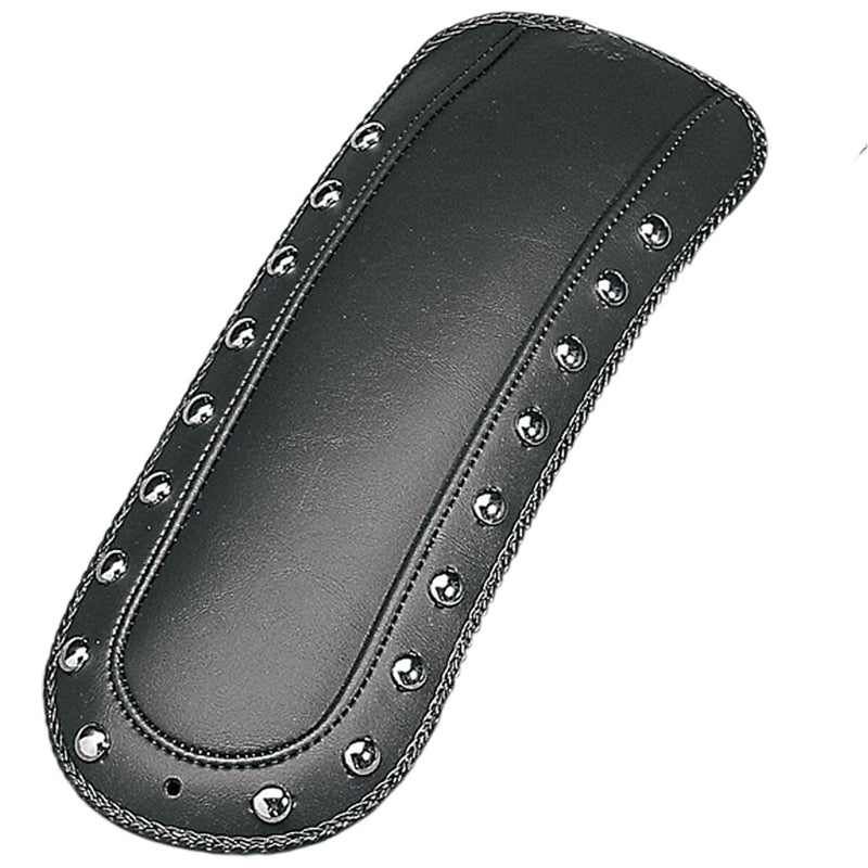 Mustang Fender Bib for Solo Seat Black Chrome Studded Rear Vinyl Each