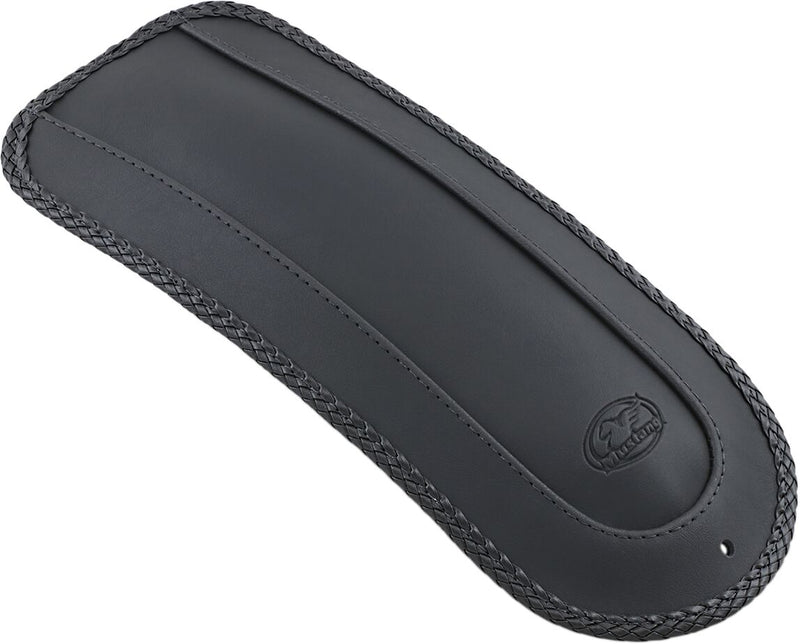Mustang Fender Bib for Solo Seat Black Smooth Rear Vinyl - 78025