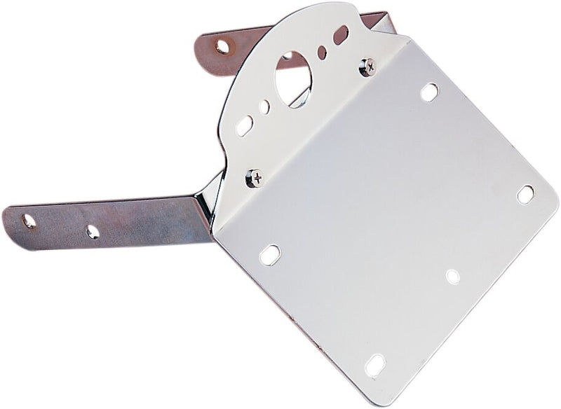 Drag Specialties Chrome Taillight Bracket for 1984-1999 Harley-Davidson Softail and 1980-1984 Harley-Davidson FXR Motorcycles - 72493