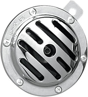 Drag Specialties Chrome Horn Black Slotted Electric - 75595