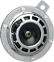 Drag Specialties Chrome Horn Black Mag Electric - 75596