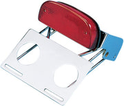 Drag Specialties Custom Taillight and Chrome Bracket Assembly Rear