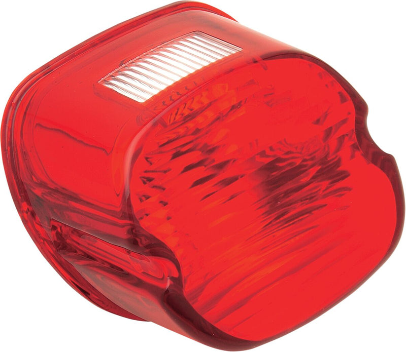 Drag Specialties Laydown Taillight Lens with Top Tag Window Rear
