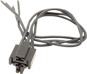 Drag Specialties Relay Socket Assembly Wiring Connector Black