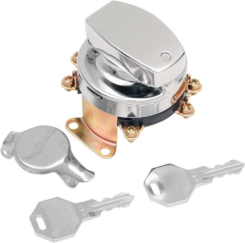 Drag Specialties Ignition Switch for Fat Bob Dash Chrome
