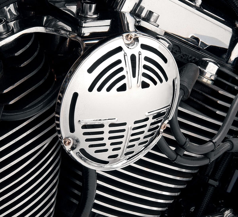 Drag Specialties Replica Horn Chrome - 11-6124-BX-LB2