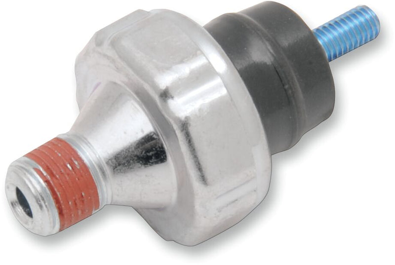 Drag Specialties Oil Pressure Switch Silver Brass Plastic - MC-DRAG015
