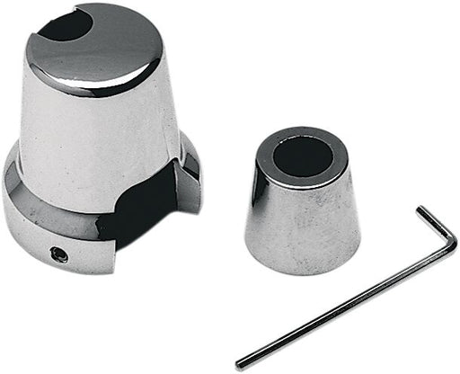 Kuryakyn Oil Pressure Sending Unit Cover Chrome Oil Line Die-Cast Kit