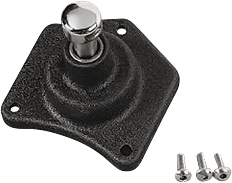 Custom Cycle Engineering Solenoid End Cover with Starter Button Black Billet Aluminium Kit