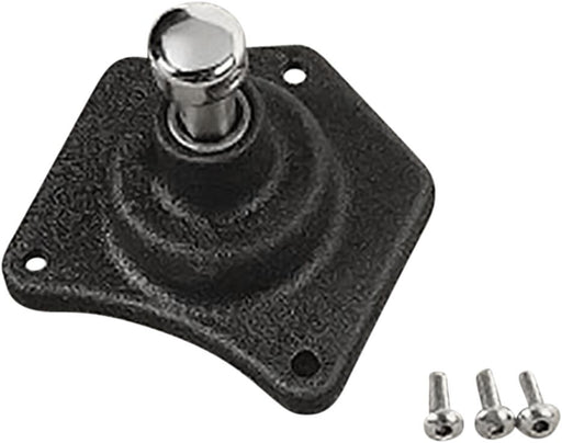 Custom Cycle Engineering Solenoid End Cover with Starter Button Black Billet Aluminium Kit