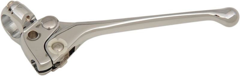 Drag Specialties Lever Assembly with 7/16" Cable Opening Chrome Silver Brake Clutch Aluminium - 07-0515-BC334