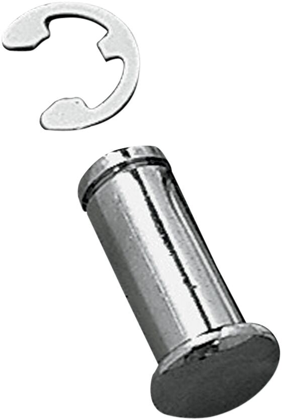 Drag Specialties Pivot Pin and Clip Set for Various Various Harley-Davidson Motorcycles (See Fitment List) Chrome - 19147A